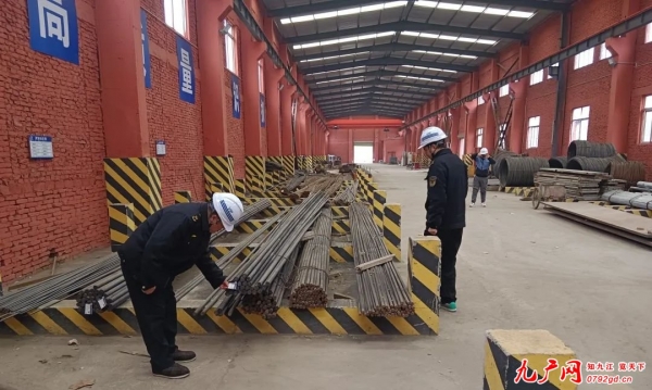 濂溪区市场监管局开展 企业复工复产特种设备安全检查